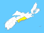 Small Map - Halifax County, Nova Scotia