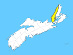Small Map - Inverness County, Nova Scotia