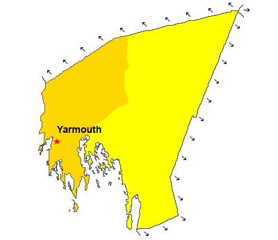 Map - Yarmouth County, Nova Scotia
